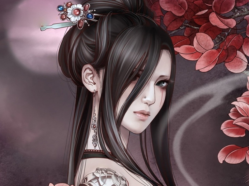 hd, x, yamashita, dragon, nature, art, shoes, tattoo, tattoos, shunya, Flowers, snyp, 480P