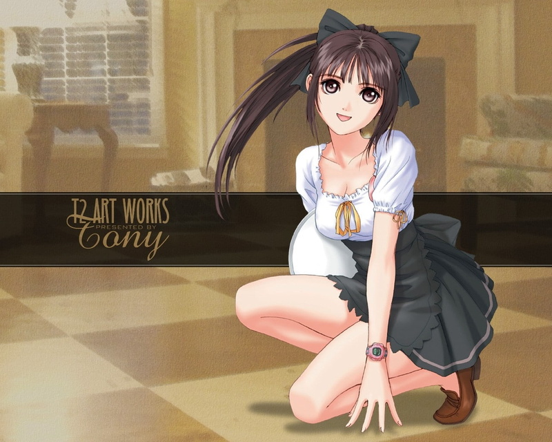 Tony Taka, black, hd, 720P, x, art, hot, tony, women, anime, hair, girls, taka