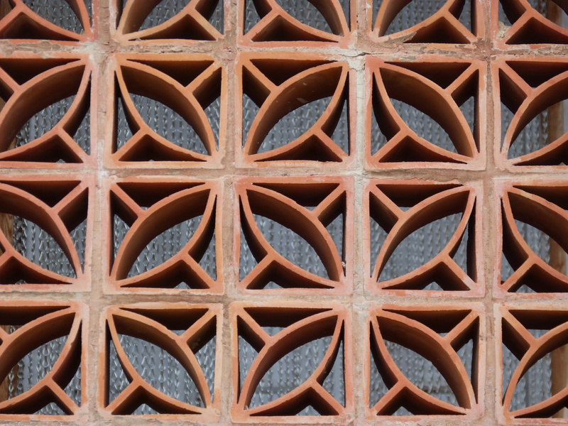 side by side, built structure, textured, pattern, brown, shape, geometry, metal, no people, day, indoors, jalousie, texture, 4K, construction, art and craft