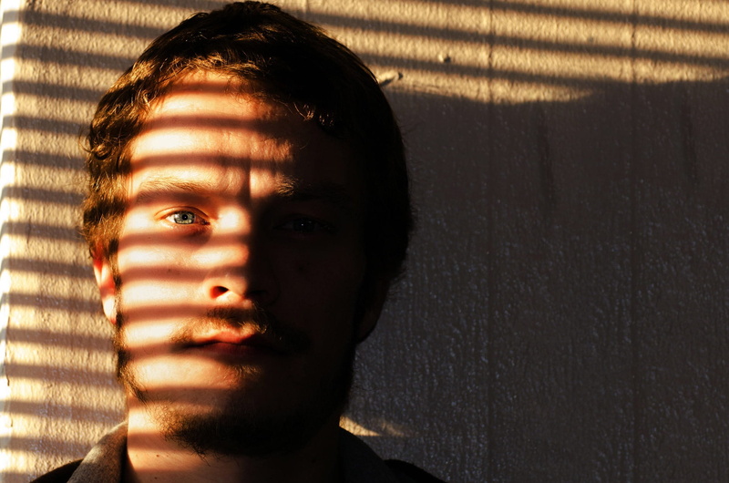 man, adult, people, 1080P, now, stripes, men, young adult, dark, headshot, contemplation, background, sunlight, portrait, one person, shadow, george, window