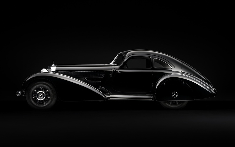 side, mercedes, k, classic car, old car, benz, 2K