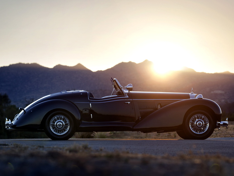 mercedes, 540k, special, supercar, 1939, supercars, roadster, 1080P, benz, retro