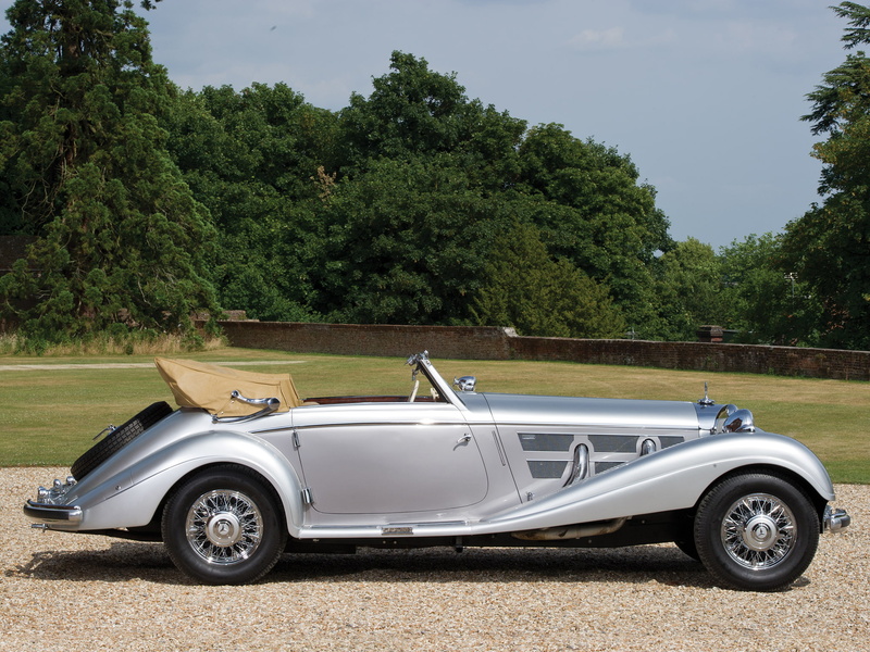 mercedes, cabriolet, 1080P, luxury, 1938, retro, benz, 540k