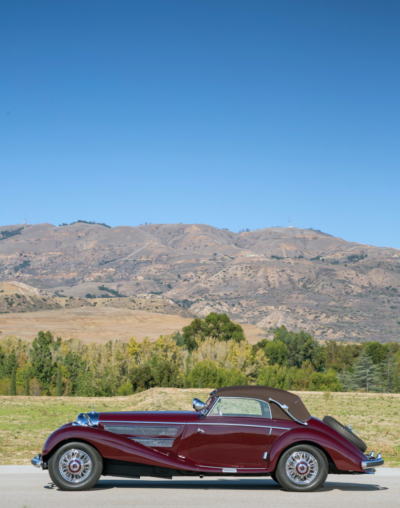 cabriolet, mercedes, retro, 2K, benz, 1937, 540k, luxury