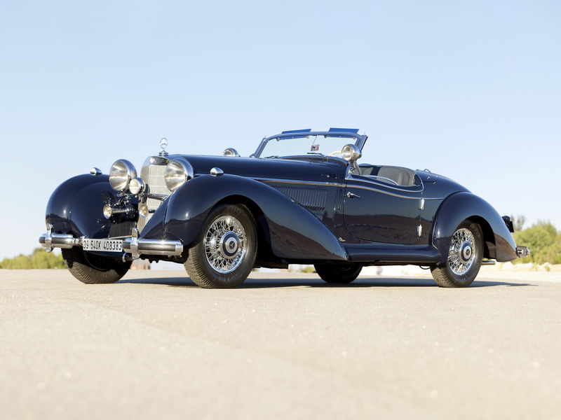 roadster, mercedes, 1939, benz, 1080P, retro, supercar, special, supercars, 540k
