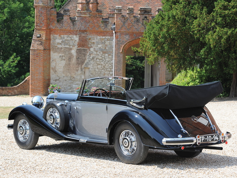 benz, 1080P, luxury, mercedes, cabriolet, 1937, 540k, retro
