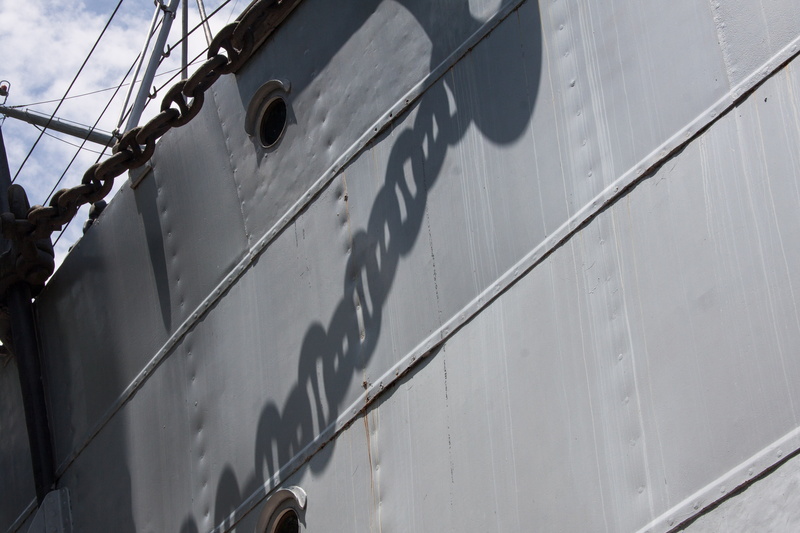 close-up, connection, nature, water, cruiser, italian navy, day, wall - building feature, gift, maritime, shadow, steel chain, car, outdoors, ship, seafaring