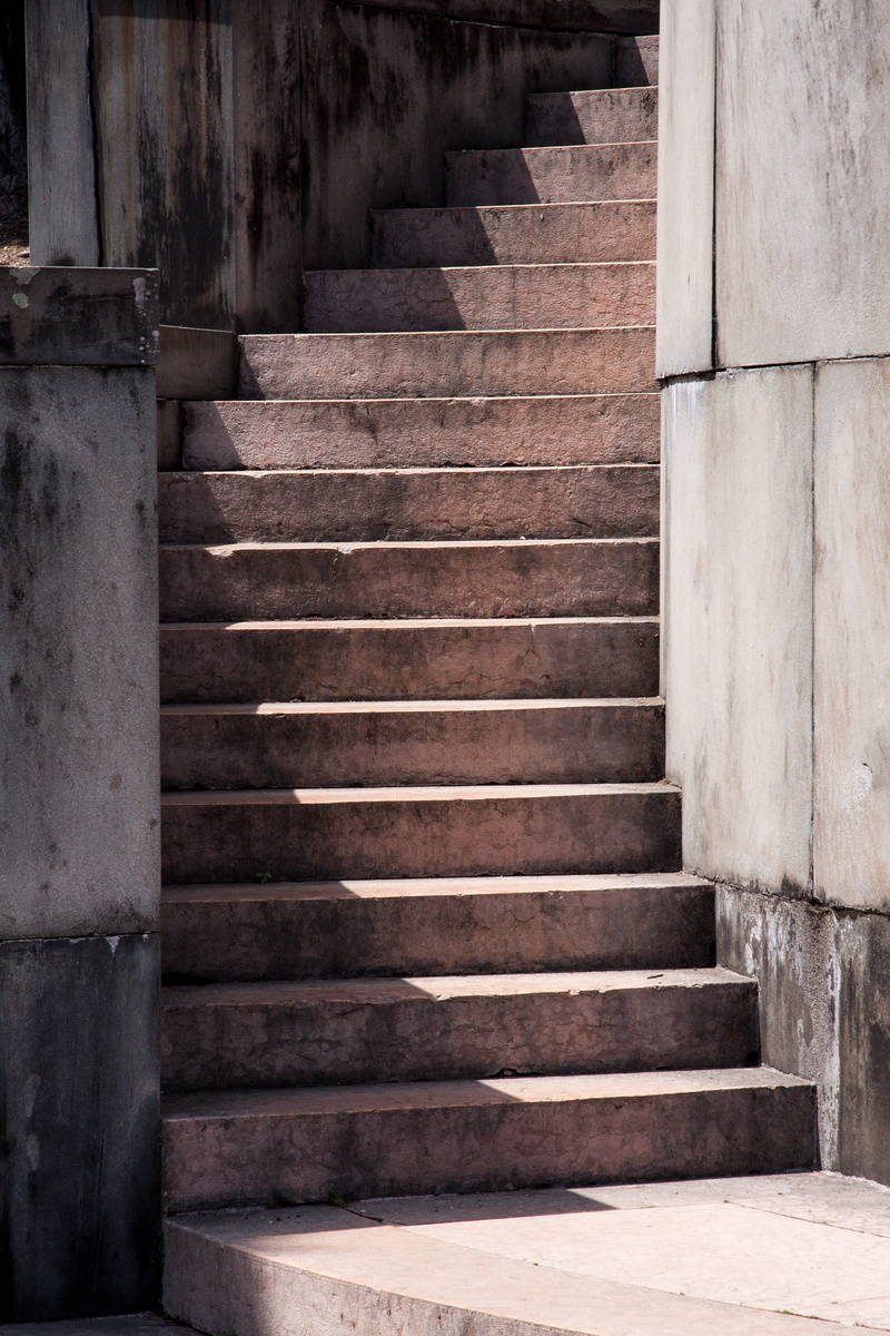 old, built structure, empty, building, building exterior, gift, to gabriele dannunzio, 4K, stairs, cruiser, day, staircase, pattern, wall - building feature