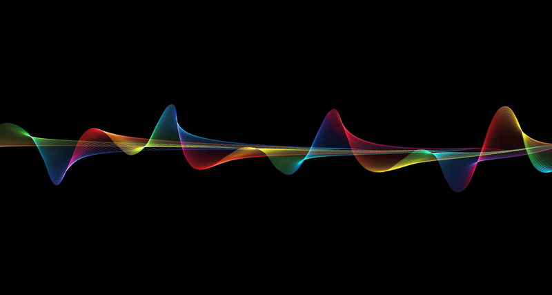 color, rainbow, 5K, waveform