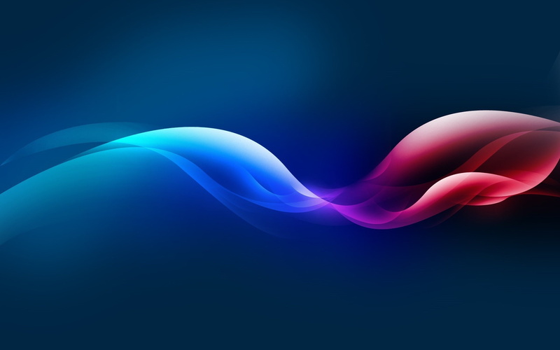 waveforms, red, minimalism, digital art, shapes, blue, 1080P