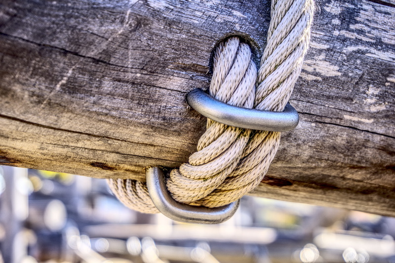 eyelet, wood, hdr, outdoors, rope, nautical vessel, close-up, festival, sailboat, tied knot, high dynamic range, deck, pattern, play, bar, metal, structure