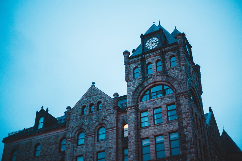 built structure, sky, no people, building exterior, gothic style, day, arch, fort, concrete, religion, architecture, clear sky, angle, building, blue, tower