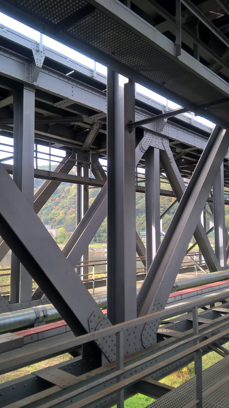 built structure, architectural column, rail transportation, intertwined, 4K, modern, no people, bridge - man made structure, ceiling, girder, day, illuminated