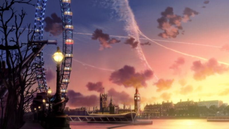 London, digital art, ferris wheel, 1080P