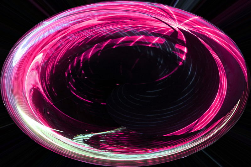 light, District, geometric shape, close-up, red, black Color, pattern, light - natural phenomenon, swirl, illuminated, Lights, black background, Violet