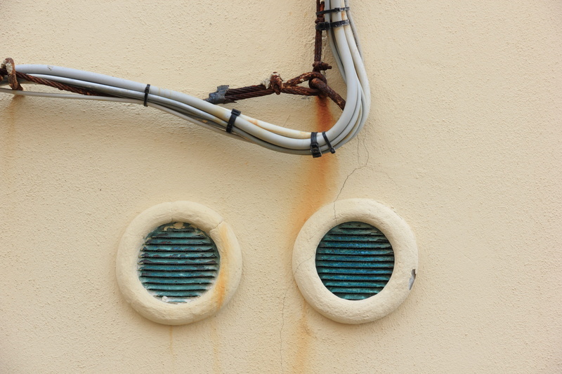 Italy, safety, protection, circle, built structure, architecture, Alghero, seafront, ventilation, no people, shape, close-up, outdoors, Sardinia, metal