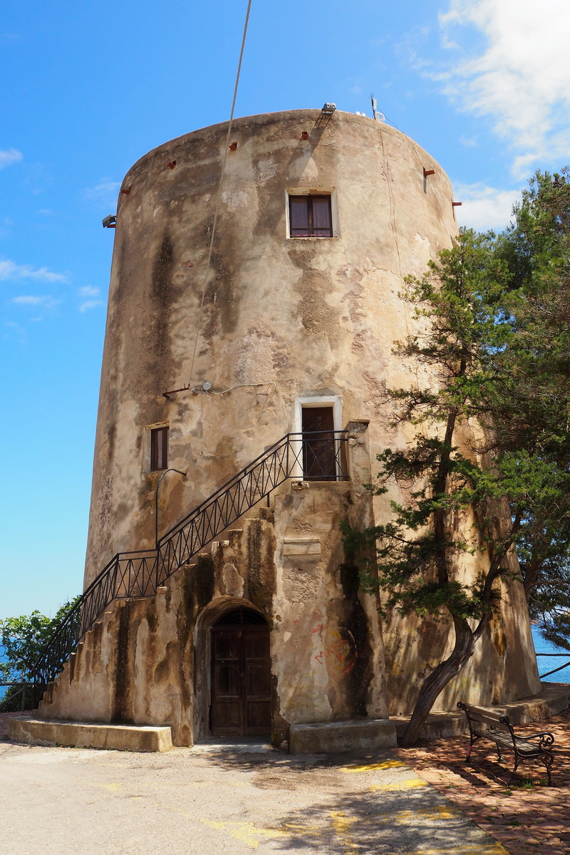 architecture, built structure, building exterior, sardegna, sunlight, obsolete, 4K, sky, nature, old, abandoned, cloud - sky, torre saracena, building