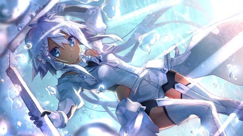 Anime, Underwater, Yuuki Yuuna wa Yuusha de Aru, 2K, Kohagura Natsume