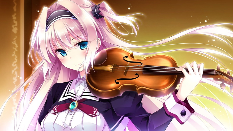 amaya, rei, 1080P, marriage, violin, golden