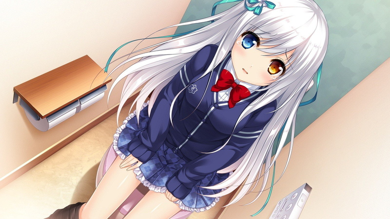 Visual Novel, Heterochromia, Anime Girls, 1080P, amanogawa saya