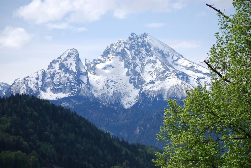 mountain peak, formation, 4K, landscape, watzmann, environment, holiday, berchtesgaden, snowcapped mountain, idyllic, cold temperature, winter, plant