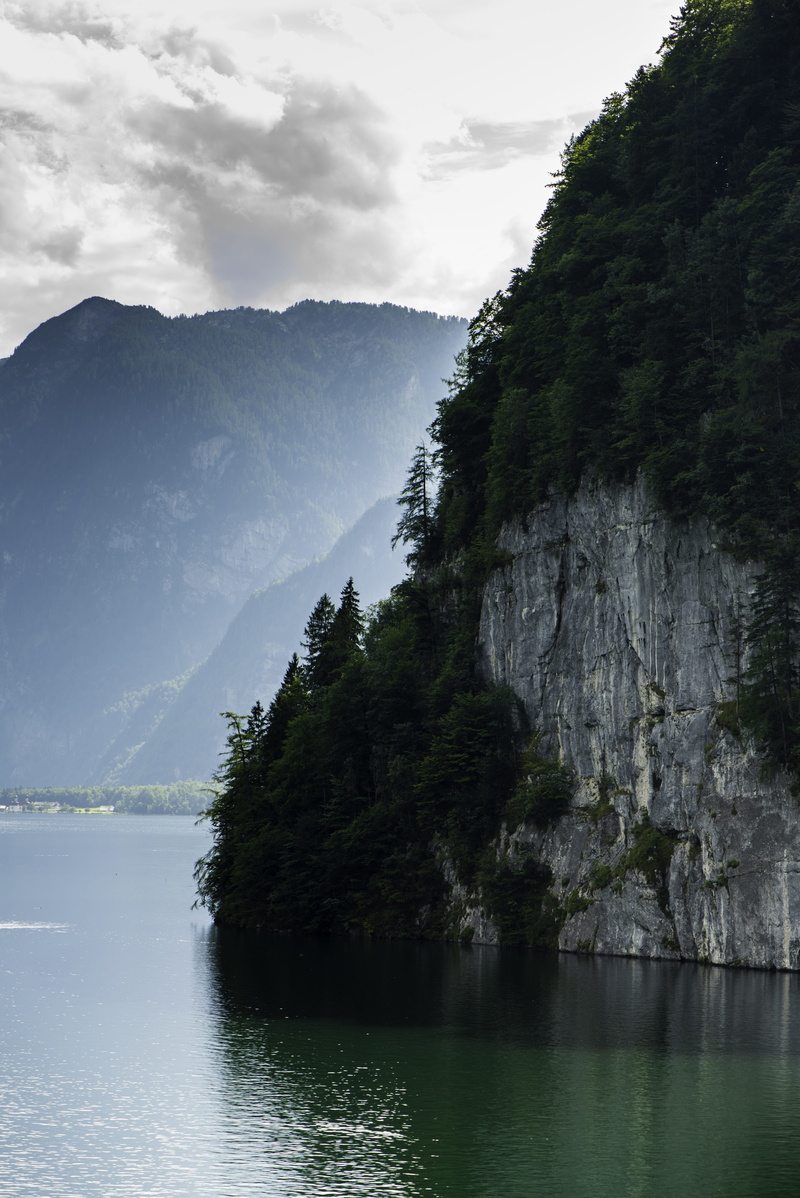 summer, cloud - sky, boat trip, frisch, idyllic, 5K, water, mountain, rock, national, alpine, beauty in nature, background, green, sky, environment, park