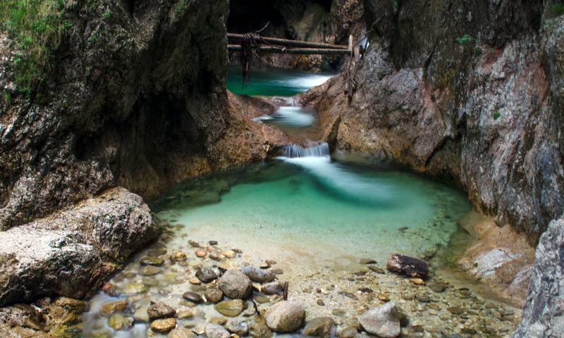 day, river, 4K, running water, bavaria, clammy, berchtesgadener land, waters, land, scenics - nature, no People, murmur, flowing Water, tree, outdoors