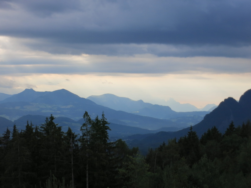 non-urban scene, mountain range, bavaria, dusk, outdoors, scenics - nature, tree, mountain panorama, mountain peak, view, environment, beauty in nature