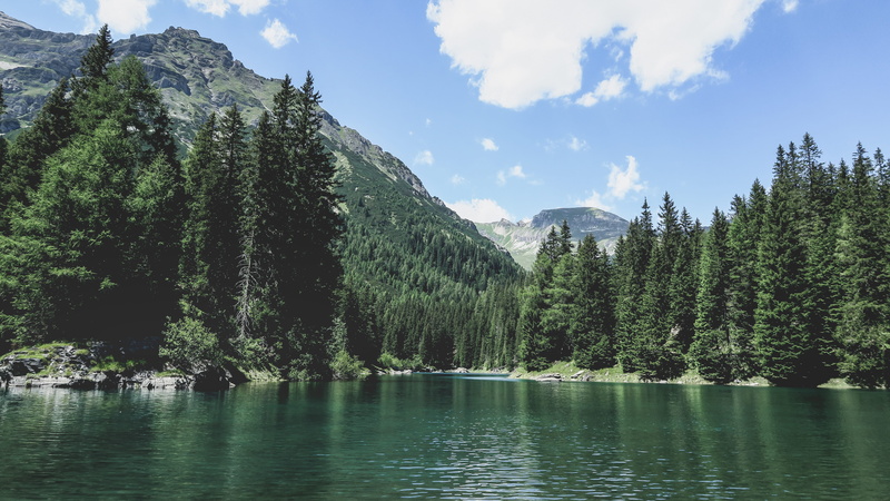 day, obernberg am brenner, lake, outside, outdoors, tranquility, mountain, tree, travel, travelling, sky, no people, austria, water, nature, obernberger see