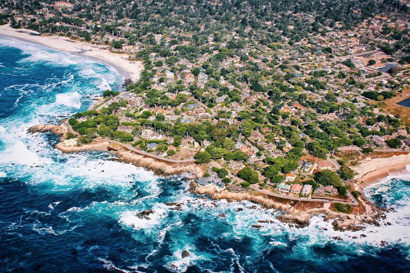 Coastline, Carmel-by-the-Sea, Photography, 4K