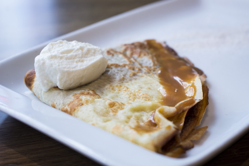 table, ready-to-eat, Crepe, Carmel, meal, indoors, freshness, 5K, food, french food, dairy product, bread, still life, close-up, sweet food, temptation