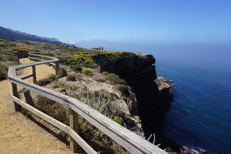 sky, day, land, high angle view, united states, beauty in nature, pacific ocean, outdoors, coastline, point lobos state natural reserve, architecture, tranquility