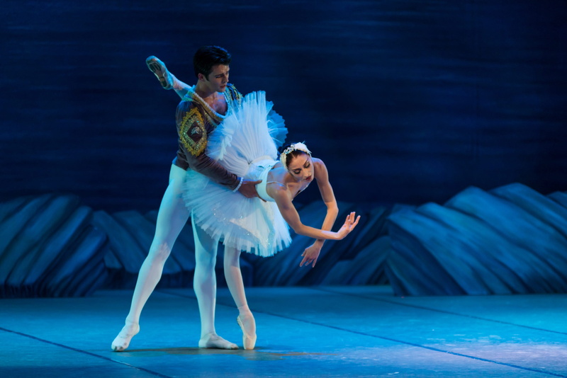 2K, performer, stage - performance space, princess, young adult, performance, artist, Swan Lake, full length, woman, dancing, man, performing arts event