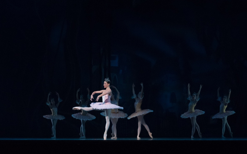 stage, graceful, ballet, beautiful woman, full length, performance, leotard, sitting, wearing, venezuela, male, ballerina, balance, bizarre, dark, digital composite