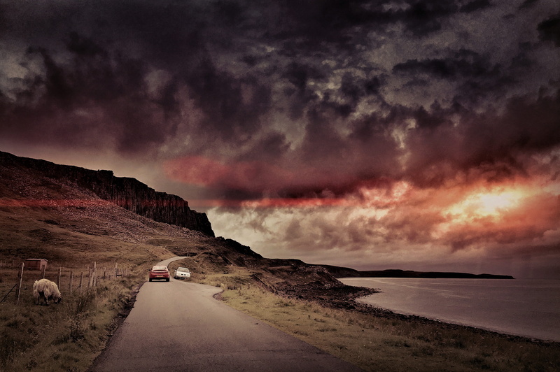white, direction, clouds, dramatic Sky, cloud - Sky, cloudscape, england, night, hill, beside, travel Locations, atmospheric, skye, outdoors, beauty In Nature