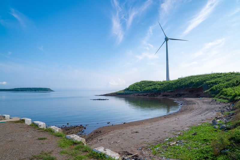 alternative energy, wind turbines, cloud - sky, 5K, wind power, zhongtun windmill power park, tranquil scene, water, scenics - nature, nature, penghu