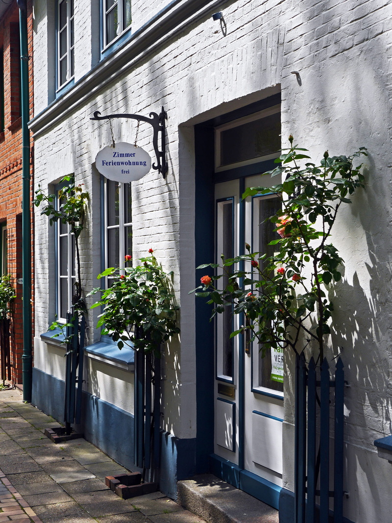 2K, leaf, building exterior, shield, city, window, flower pot, nordfriesland, alley, plant, flowering plant, romantic, door, flower, mecklenburg, growth