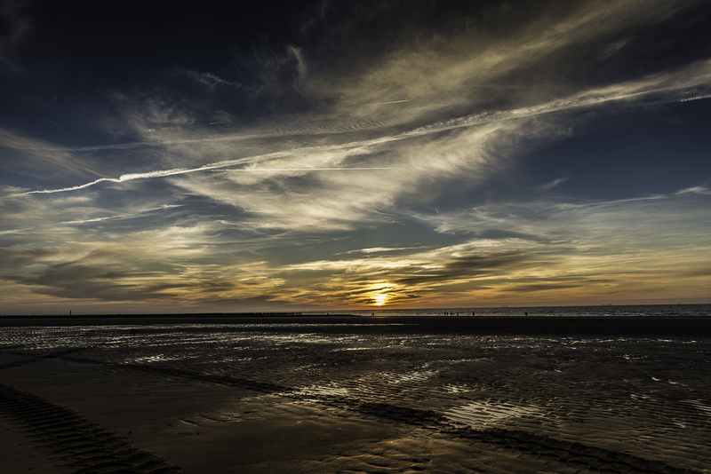 nordfriesland, non-urban scene, horizon, tranquility, sky, water, 5K, nature, sea, outdoors, beach, abendstimmung, beauty in nature, scenics - nature