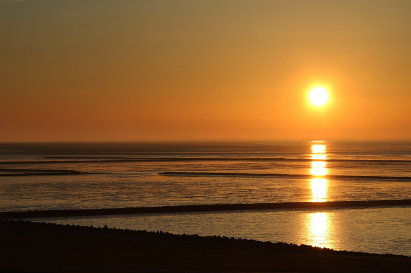 romantic sky, nordfriesland, world natural heritage, 4K, afterglow, tranquil scene, evening sky, beauty in nature, north sea, nature, sun, evening sun