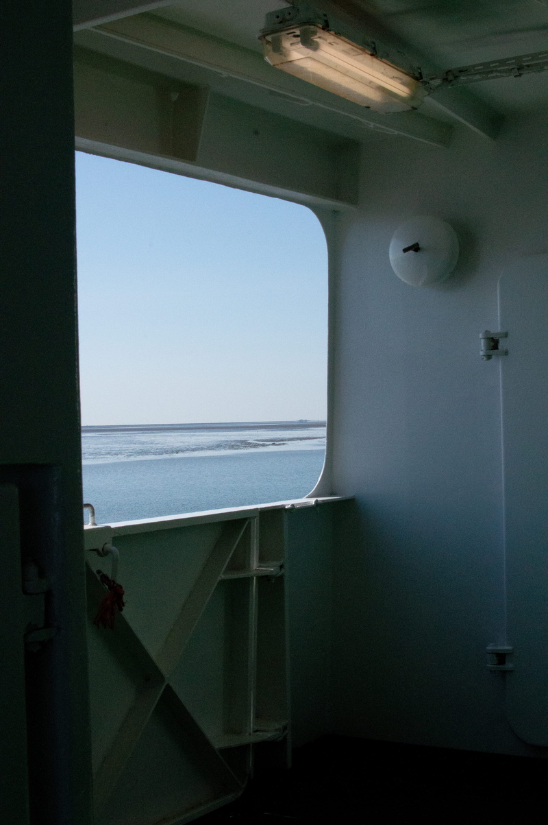 mode of transportation, no people, nordsee, interior, water, bell tower, nature, window, ship, horizon over water, 5K, föhr, ferry, horizon, nordfriesland
