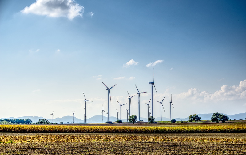 turbines, rotor blades, outdoors, land, renewable energy, agriculture, beauty in nature, turbine, wind energy, farm, turn, power supply, current, rotor