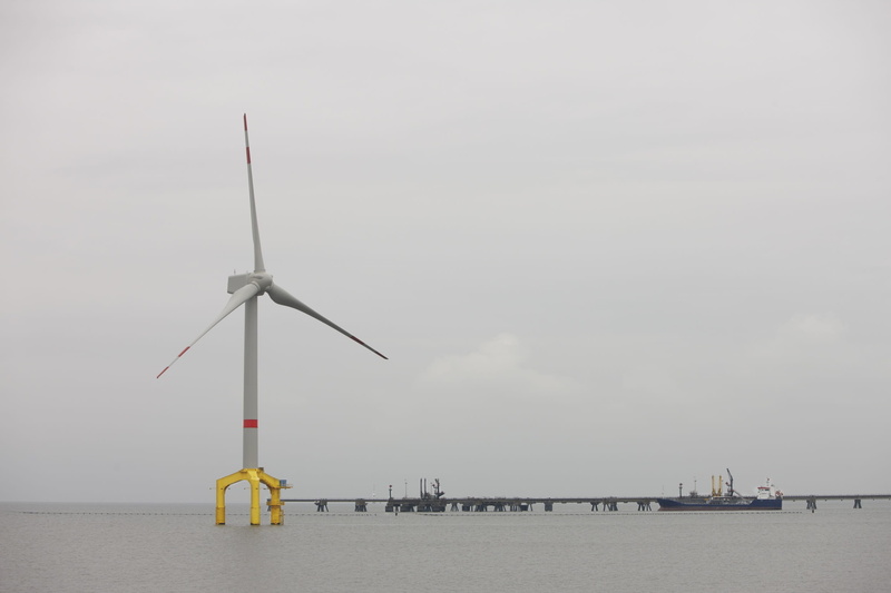 sky, nautical vessel, alternative Energy, mecklenburg, lake, rotor blades, coast, Sea, technology, north sea, turning, windmill, 1080P, water, environmental technology