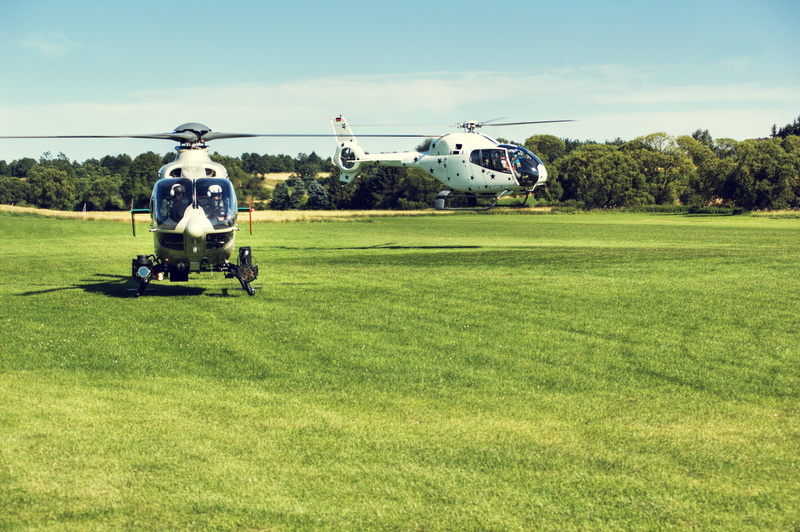 green, field, transportation, airplane, cereal plant, leisure activity, mode of transportation, flying machine, rural scene, tree, plant, fly, activity