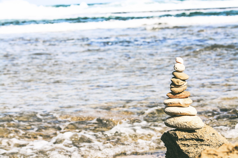 balance, mornington, day, 4K, calming, land, calm, breathe, solid, wave, beauty in nature, peace, sand, stones, stack, pebble, nature, equalibrium, tranquility