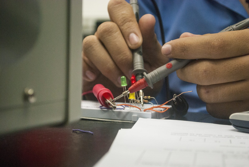 human hand, healthcare and medicine, circuit, unrecognizable person, testing circuit, tester, paper, holding, technology, indoors, midsection, real people