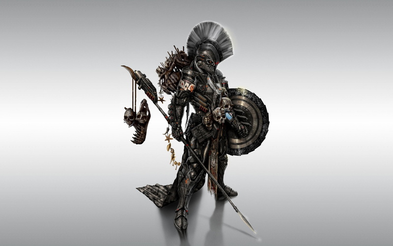 macro, evil, gray background, men, plastic, armor, hanging, 2K, invertebrate, close-up, no people, people, game, work Helmet, character, nature, animal wildlife