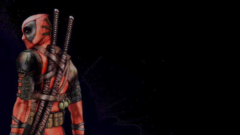 women, toy, war, mid adult, monster - Fictional Character, editorial, studio shot, fantasy, power, deadpool, copy space, mercenary, front view, costume