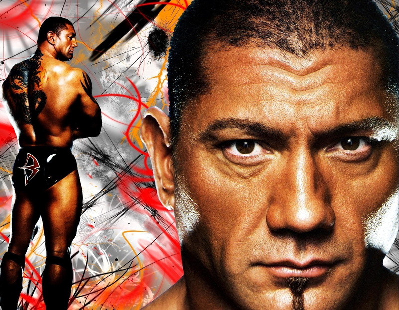 720P, wwe, face, batista