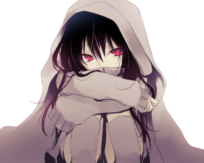 women, young adult, beautiful woman, portrait, wearing, red eyes, anime, headshot, females, young women, lifestyles, original characters, headdress, anime girls