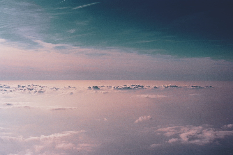 2K, mountain, horizon, tranquility, plane, meditation, violet, dramatic sky, nature, aerial, scenics - nature, sky, horizon over water, film, softness